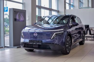 Такого Nissan еще не было. В Беларусь привезли электрический кроссовер NX8